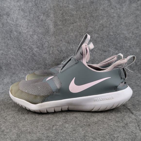 Nike Shoes Big Kids 6.5Y Flex Runner Slip On Sneaker Active Trainer Running Gray - Picture 5 of 13